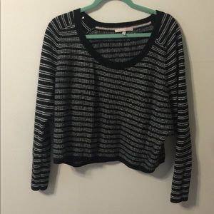 Black and white striped Victoria secret sweater